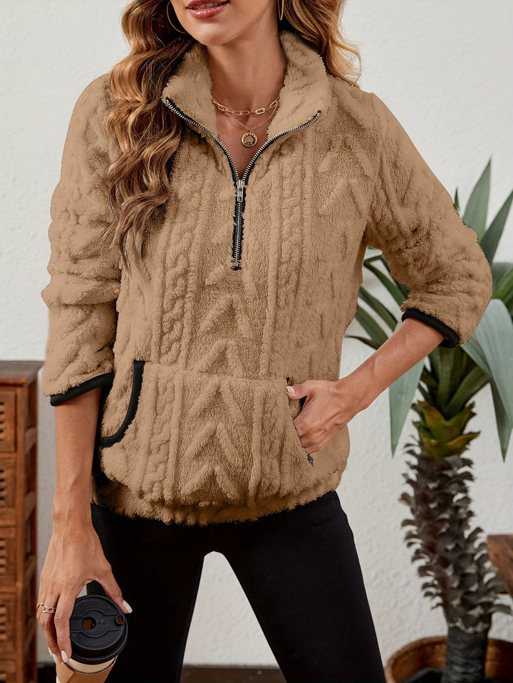 Przytulny zamek 1/2 sweter