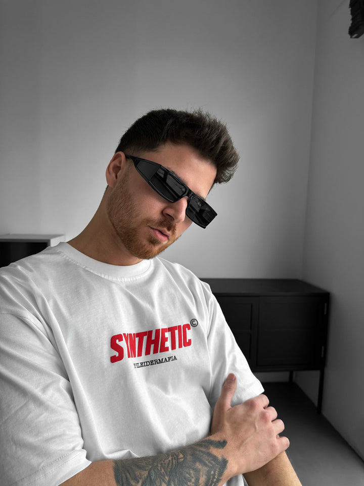 Oversize Synthetic T-shirt - Ecru