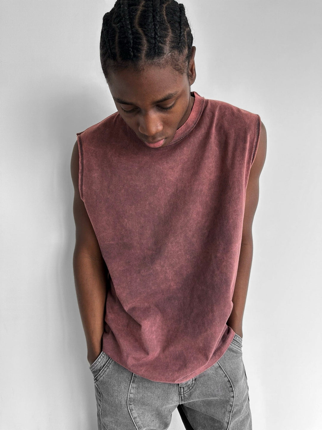Oversize Prany TankTop - Bordeaux