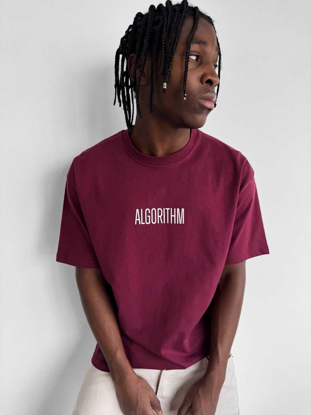 Oversize "Algorytm" T-shirt - Port Royale