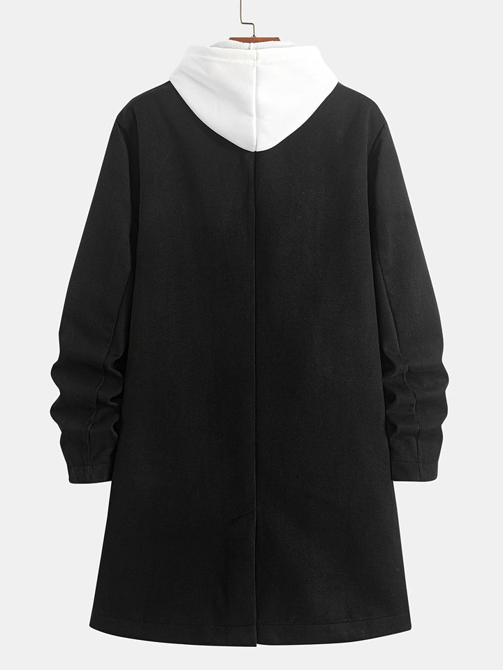 Double-Breasted dopasowany Overcoat