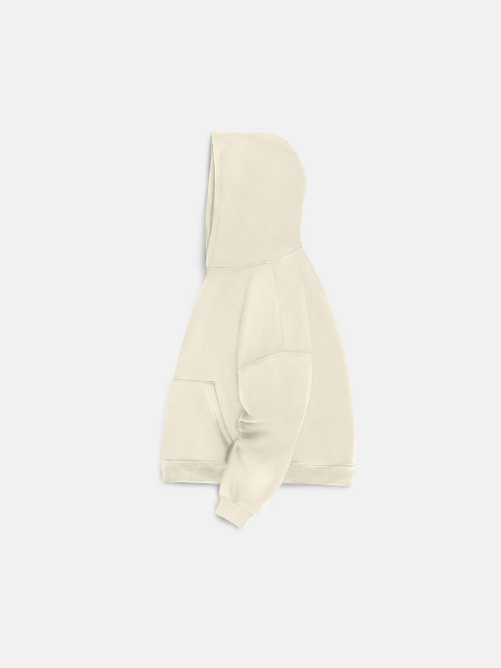 Oversize Basic Hoodie - Antyczna Biała