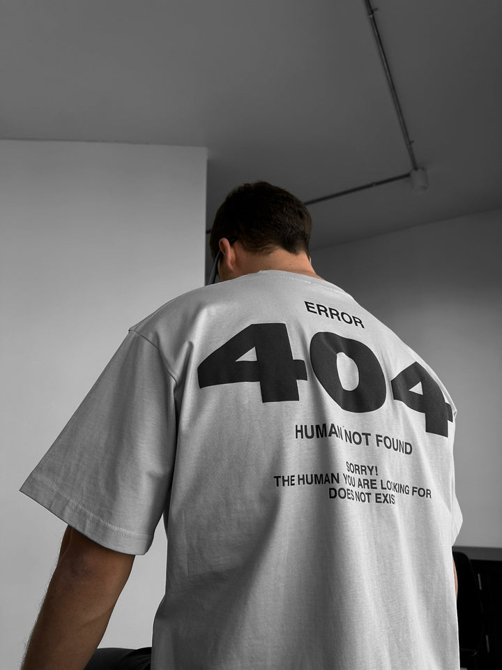 T-shirt Oversize 404 - Szary