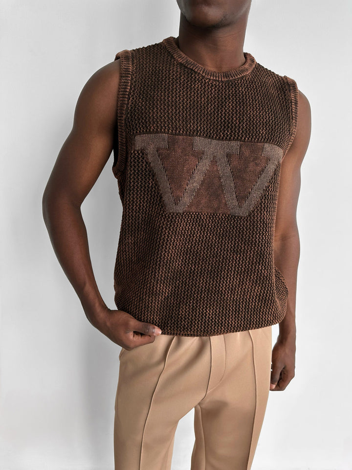 Oversize Washed Knit &