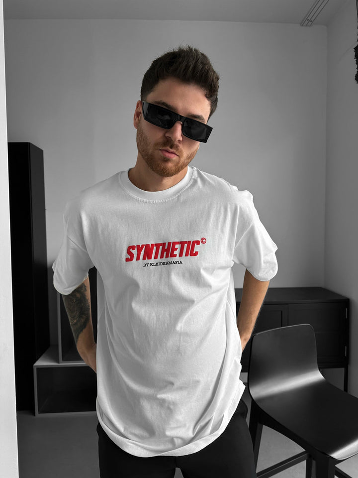 Oversize Synthetic T-shirt - Ecru