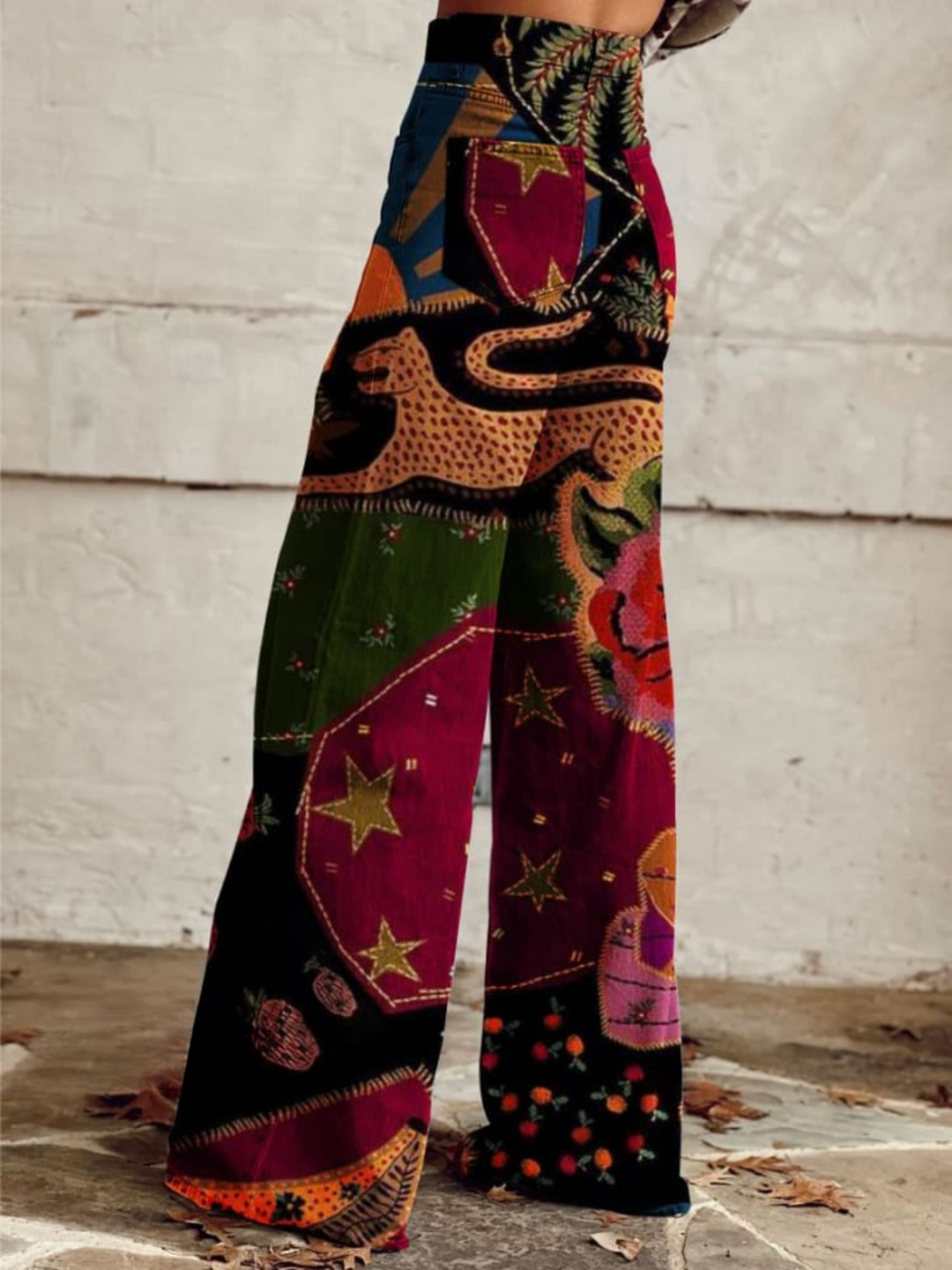 Elegancki boho Chic spodnie