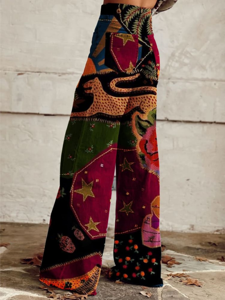 Elegancki boho Chic spodnie