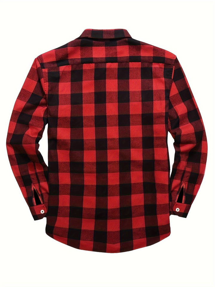 Klasyczny w kratę Flannel koszula
