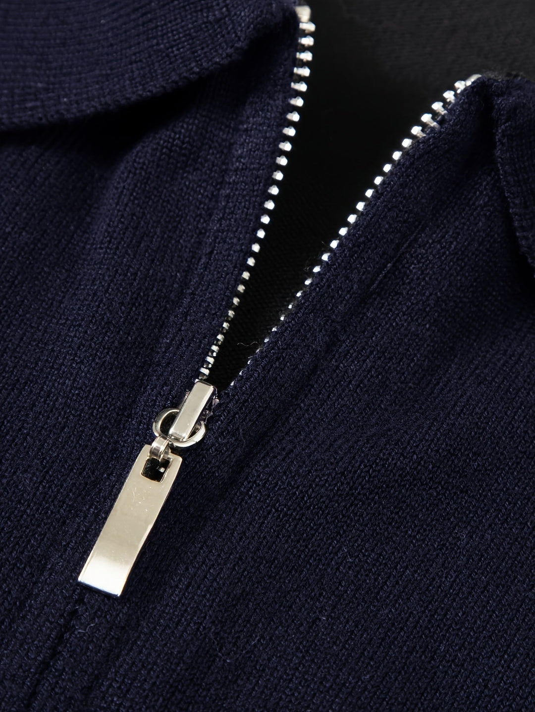 Elegancki zamek 1/4 polo sweter
