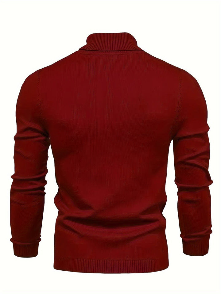 Klasyczny półgolf sweter