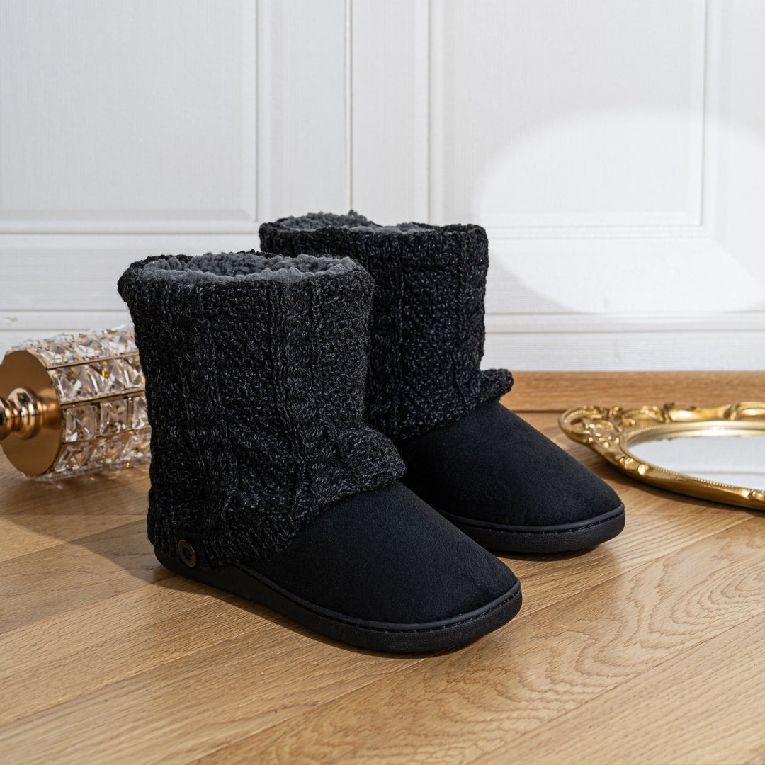 Przytulna dzianina-Cuff buty
