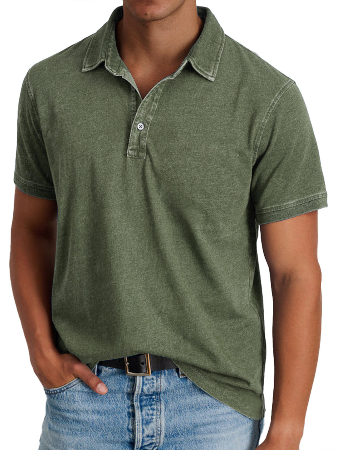 Elegancki tradycyjny koszulka polo