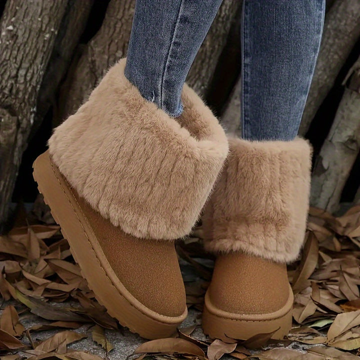 Przytulny Platform buty zimowe