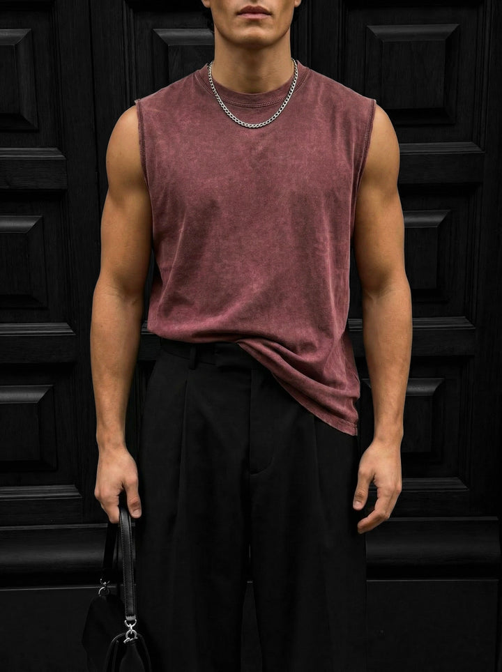 Oversize Prany TankTop - Bordeaux