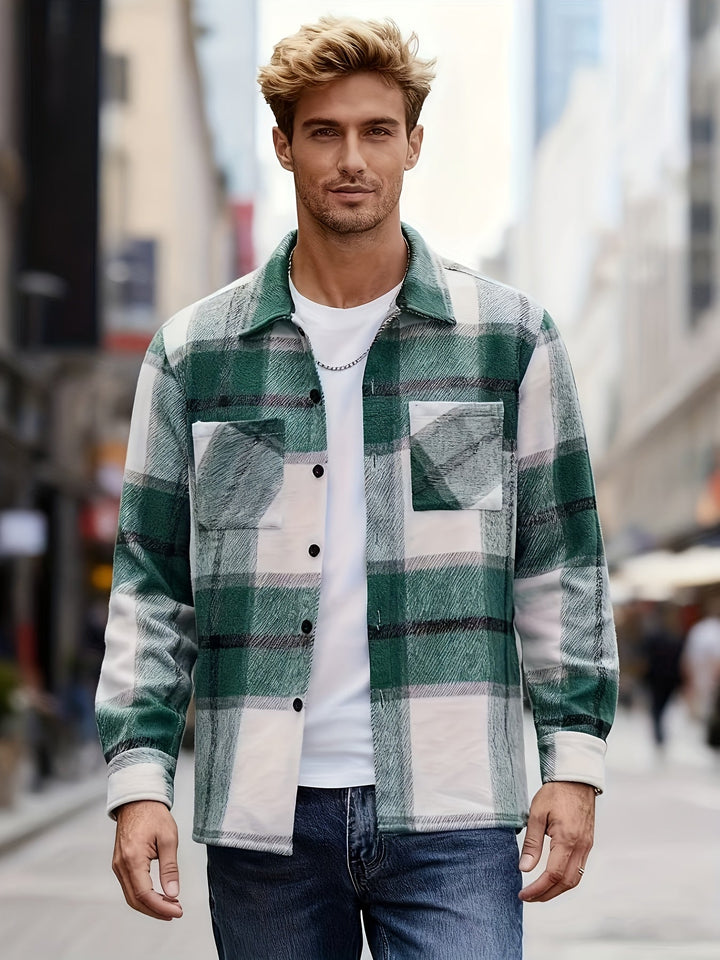 Solidny Check Overshirt