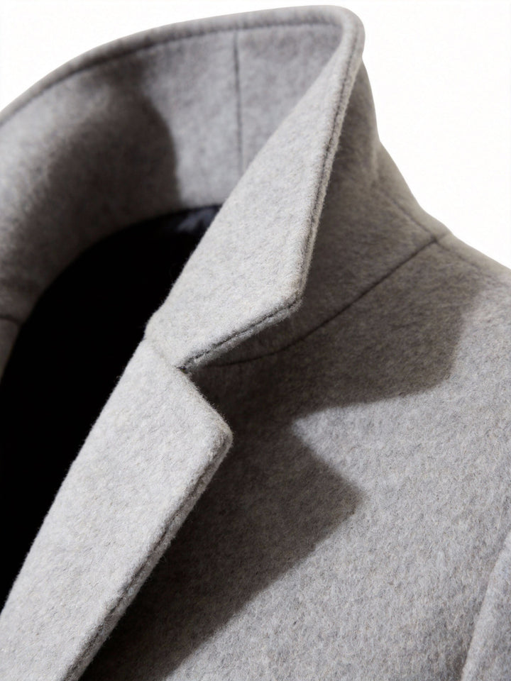 Elegancki długi Trench płaszcz