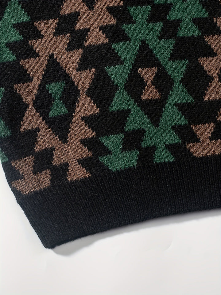 Tradycyjny wzór sweter