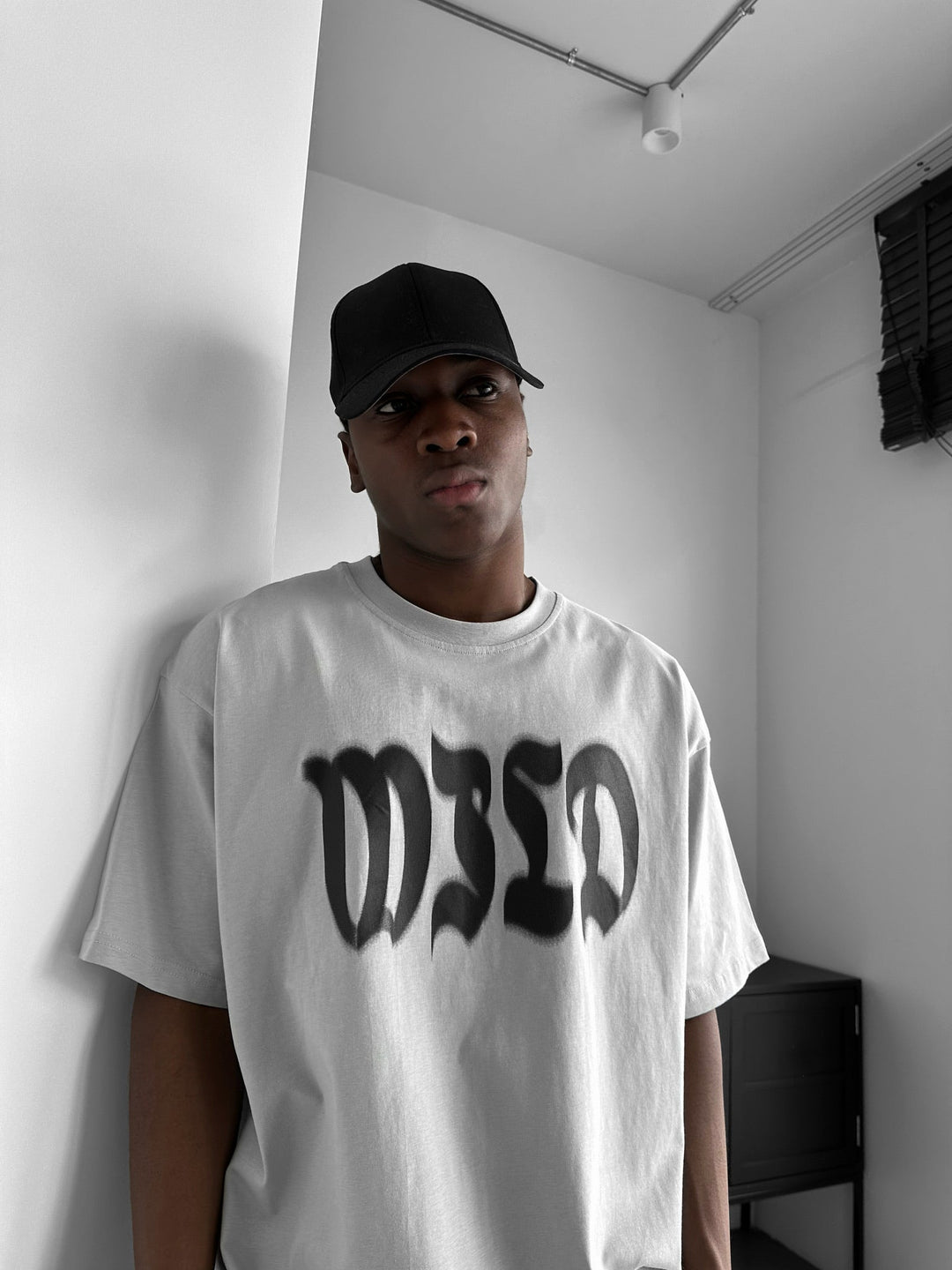 T-shirt Oversize Wild - Szary