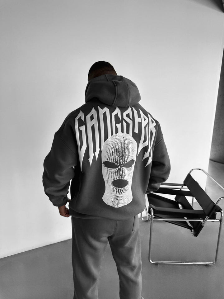 Oversize Gangster Hoodie - Antracyt