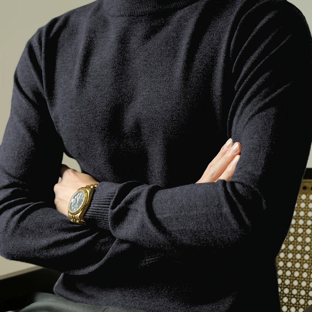 Elegancki półgolf sweter