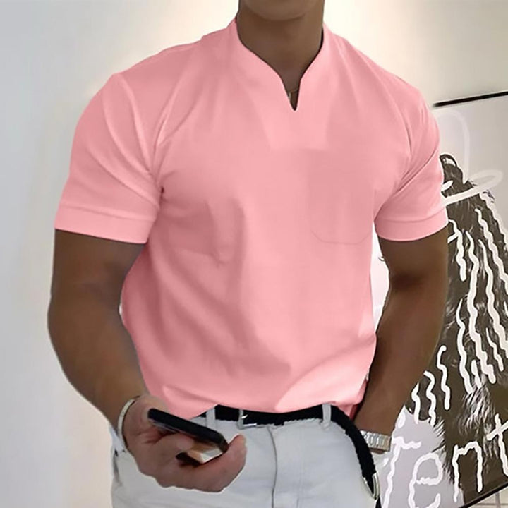 Elegancki kołnierz koszulka polo