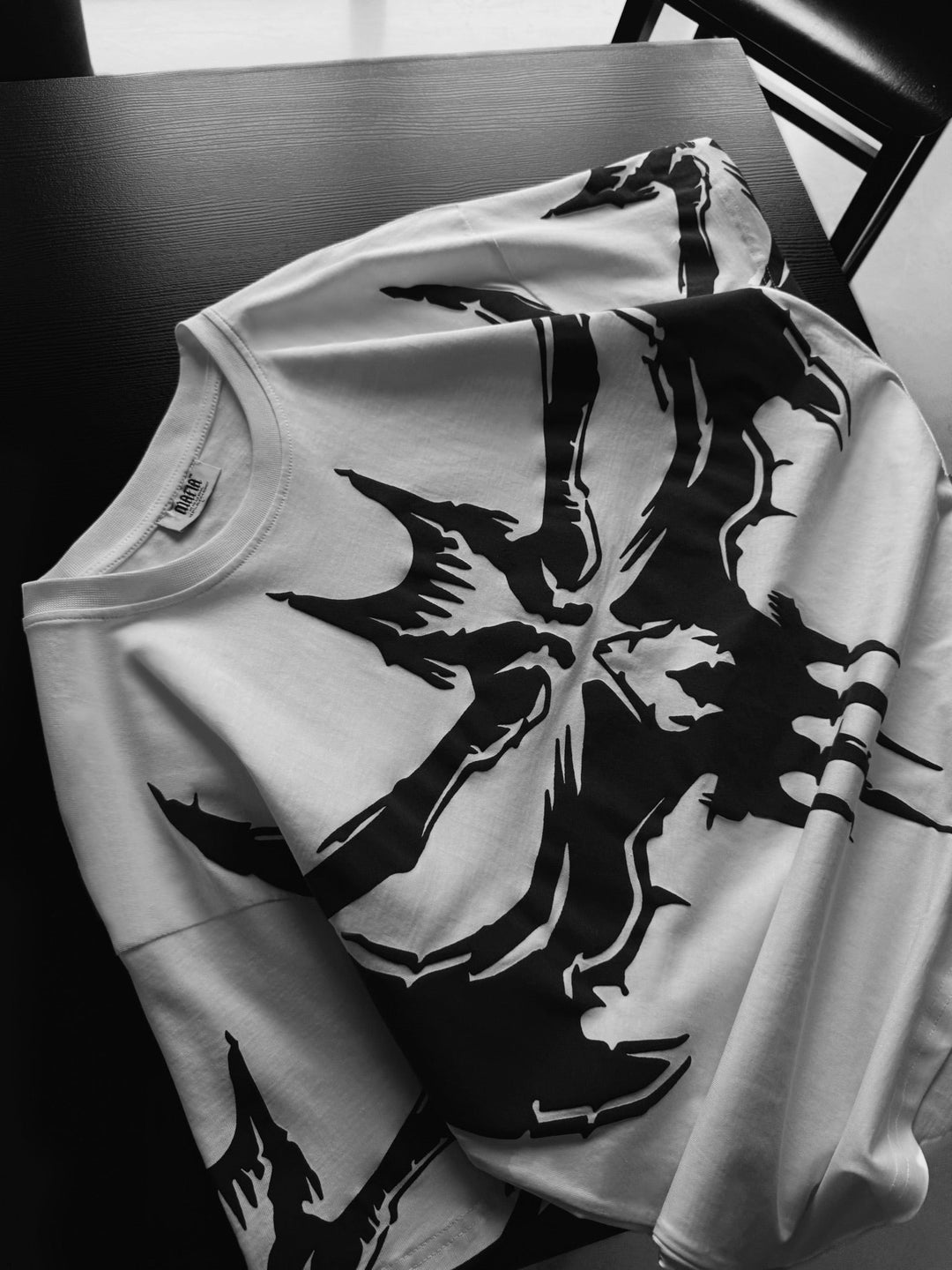 Oversize Ghost T-Shirt - Ecru