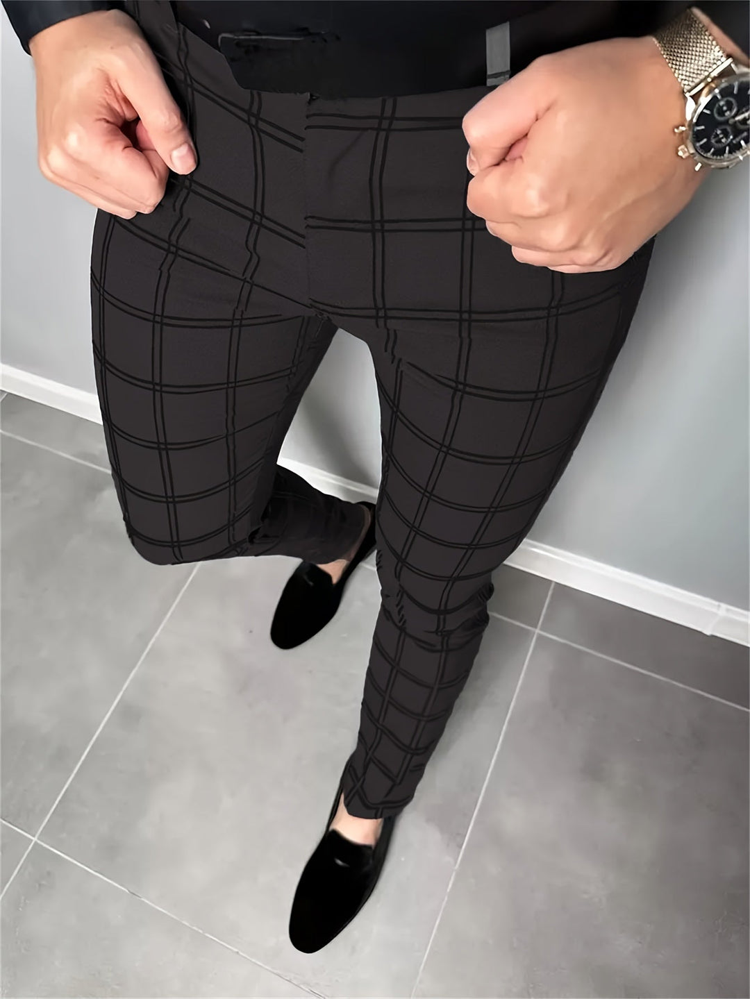 Elegancki wąski-Fit spodnie