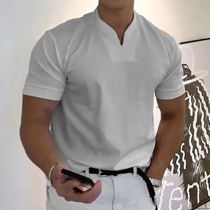 Elegancki kołnierz koszulka polo