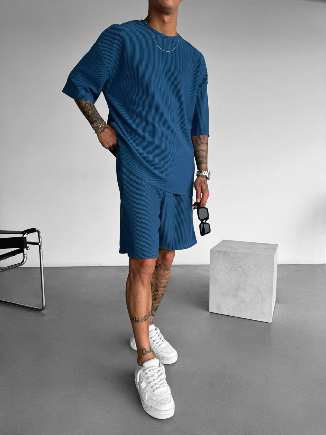 Oversize Cord Tee - Indygo