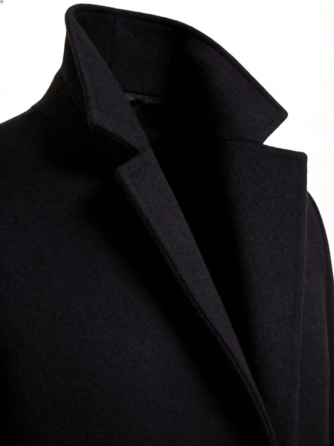 Elegancki długi Trench płaszcz