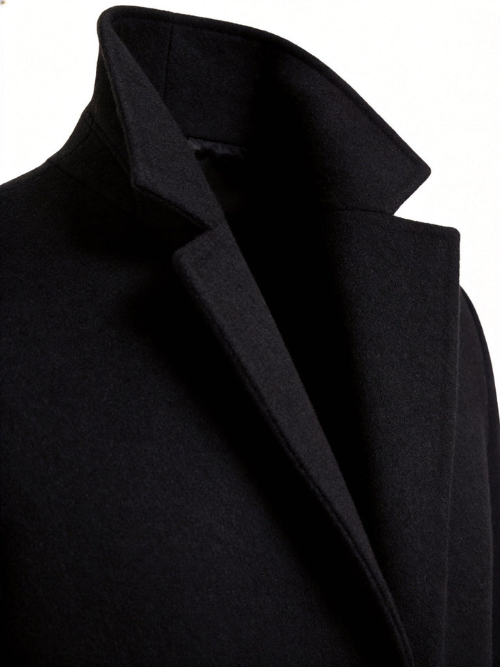 Elegancki długi Trench płaszcz