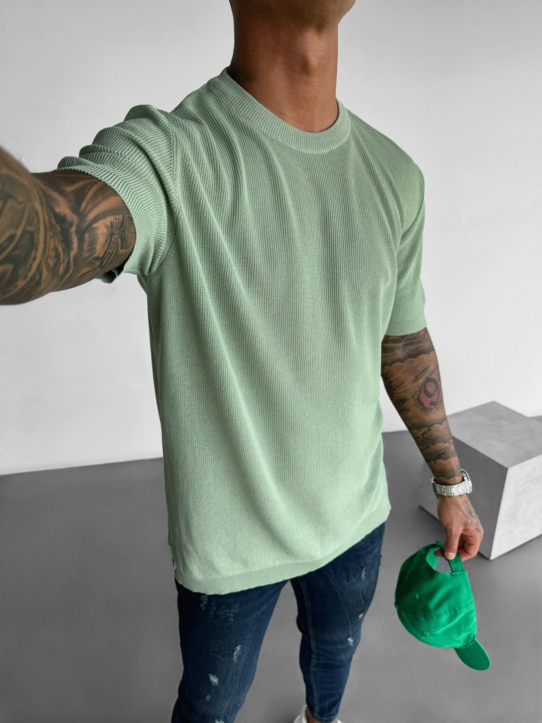Oversize T-shirt - Zielony