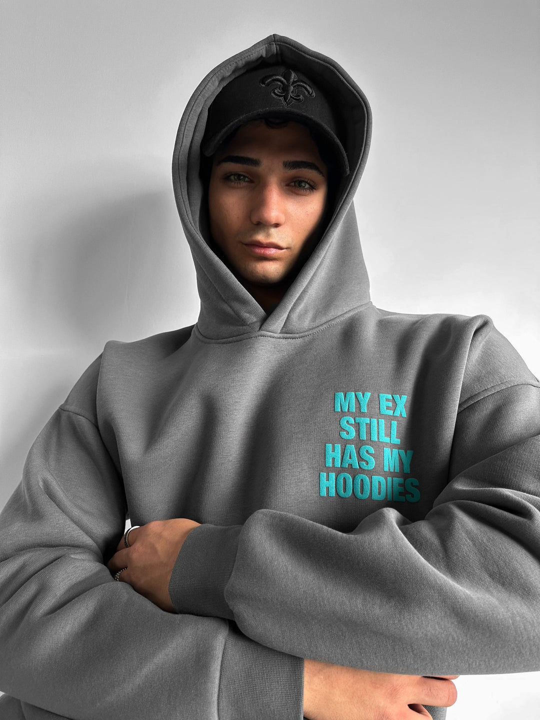 Hoodie Oversize EX Część II - Antracyt