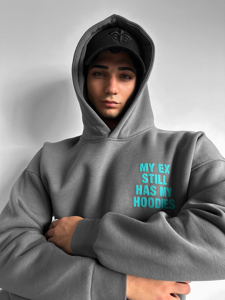 Hoodie Oversize EX Część II - Antracyt