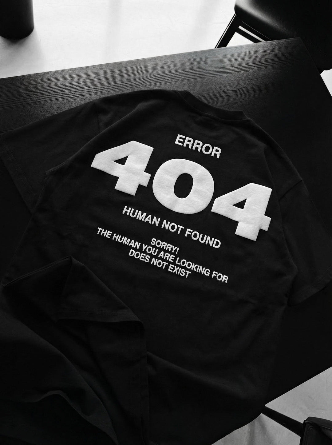 T-shirt Oversize 404 - Czarny i Biały