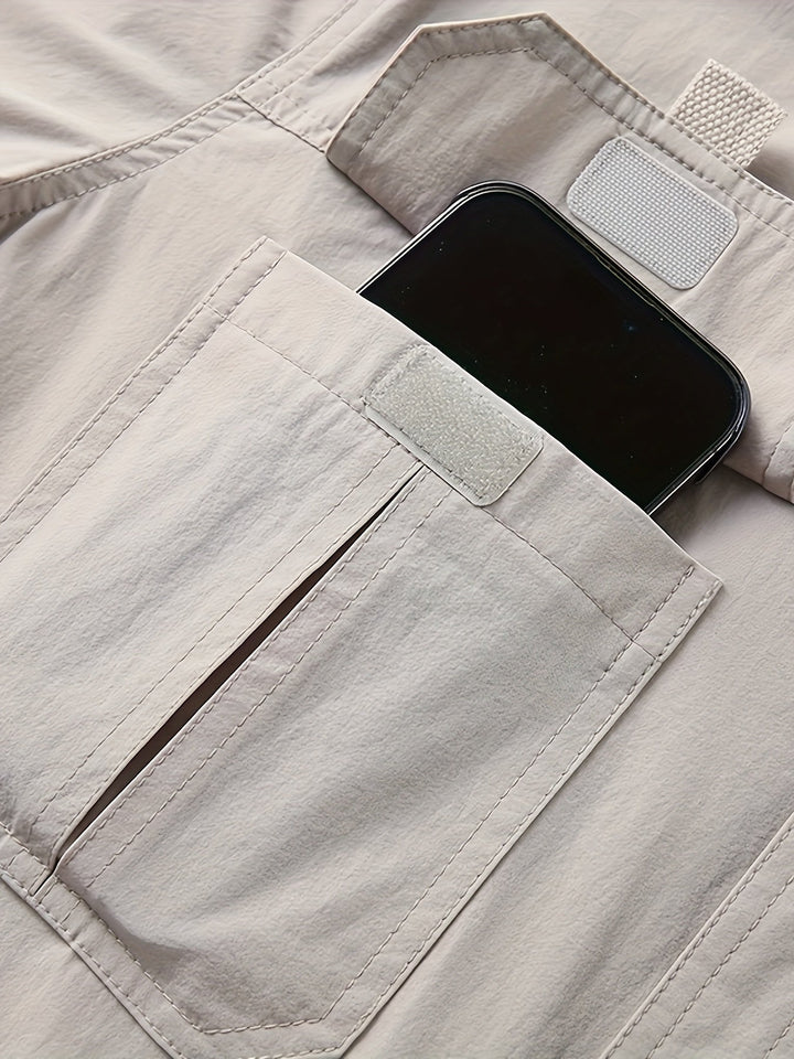 Solidny Multi-Pocket Cargo koszula