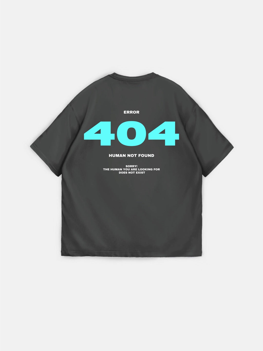 T-shirt Oversize 404 - Antracyt