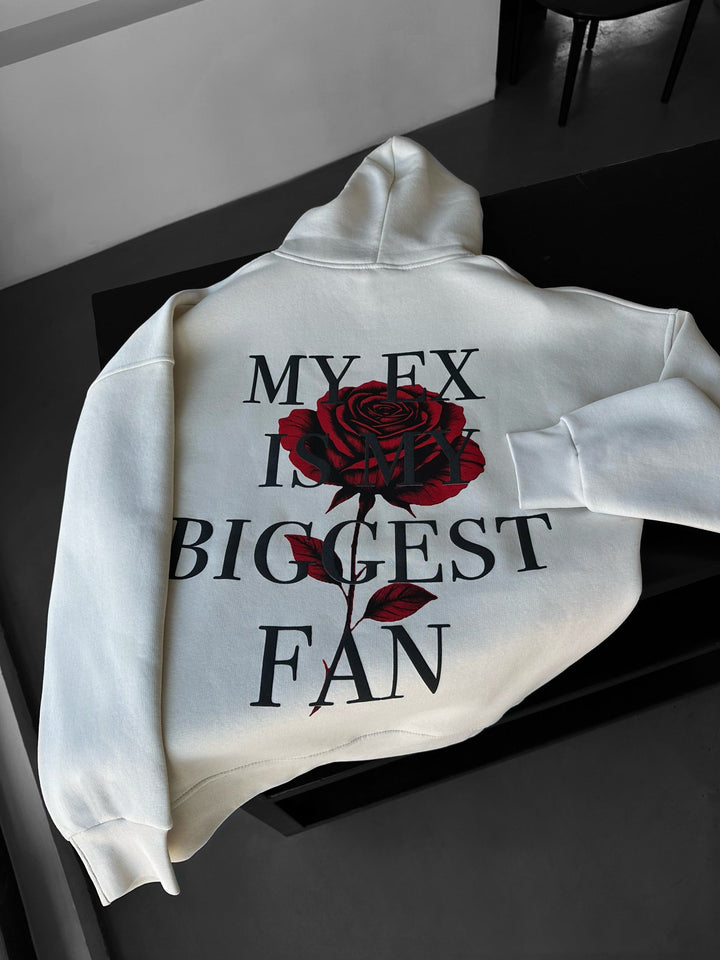 Oversize “EX” Hoodie - Beżowy