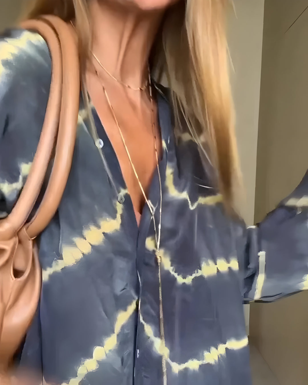 Klasyczny boho dekolt V sukienka