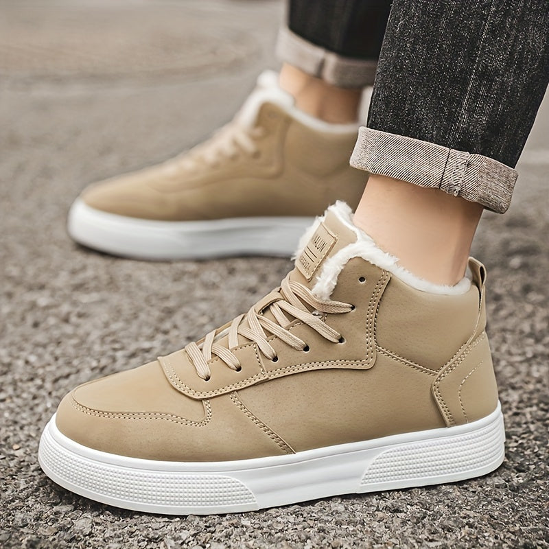 Ciepły-Lined wysokie sneakersy