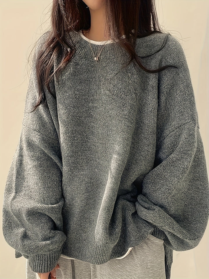 Swobodny Drop-Shoulder sweter