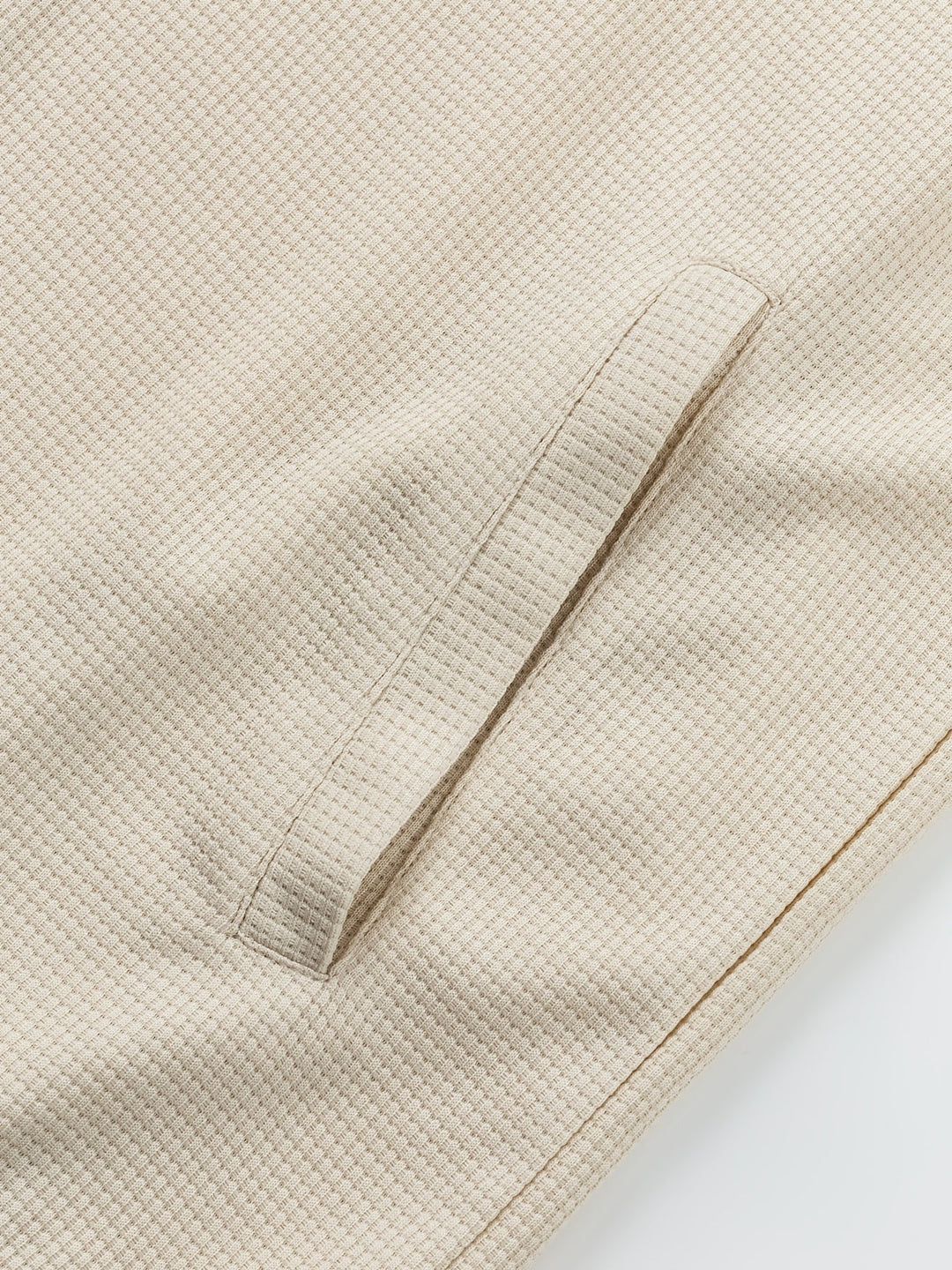 Fakturowany Button-Up kurtka