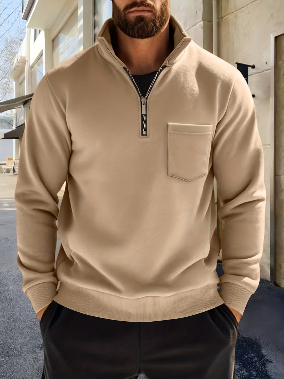 Elegancki zamek 1/2 sweter