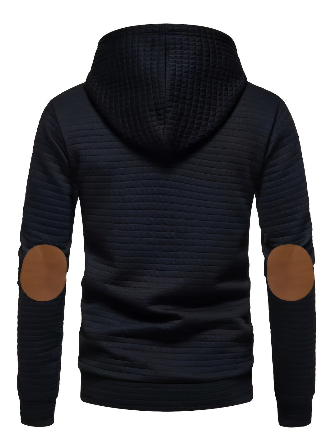 Fakturowany bluza z kapturem