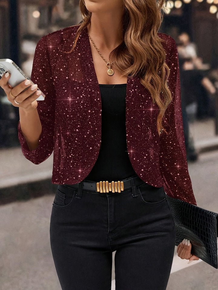 Shimmer Cropped kurtka