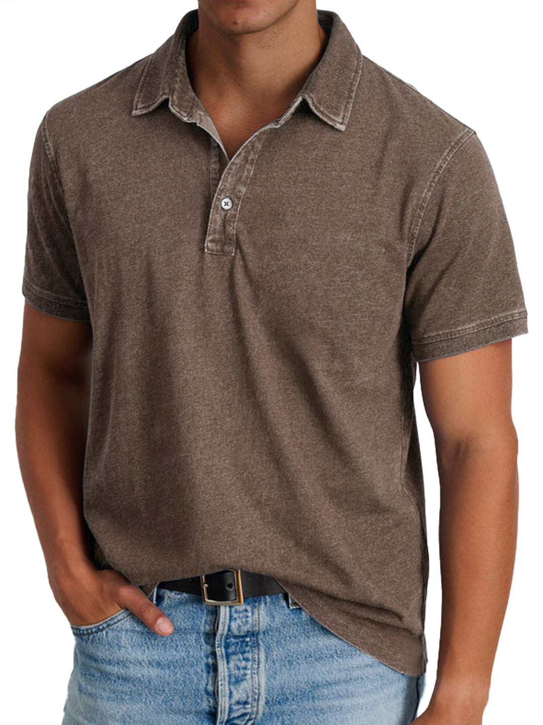 Elegancki tradycyjny koszulka polo