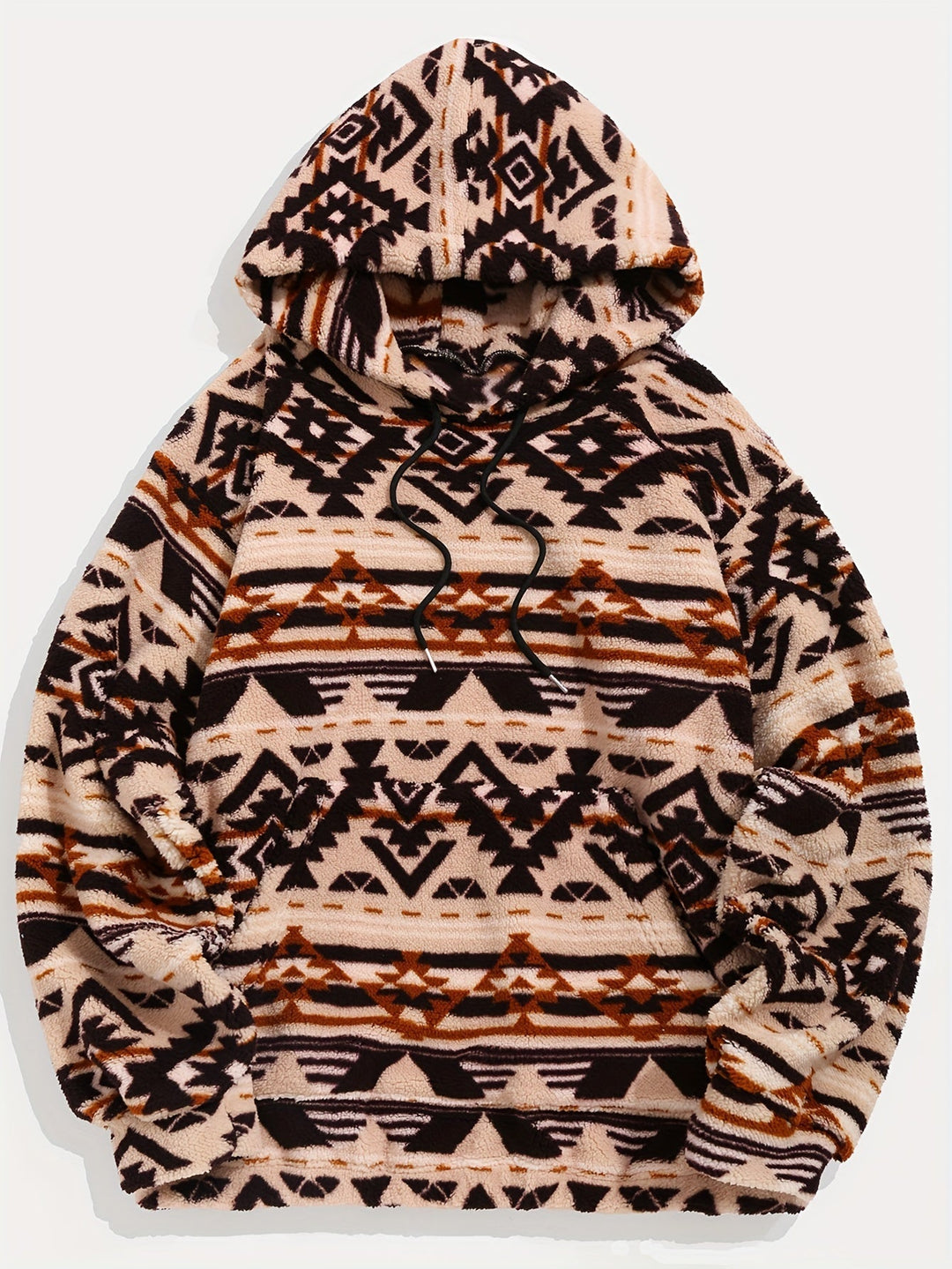 Wzorzysty bluza z kapturem