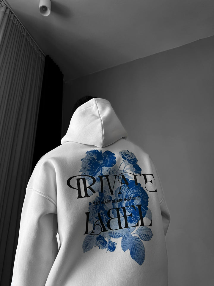 Hoodie Oversize z Prywatną Metką - Ecru