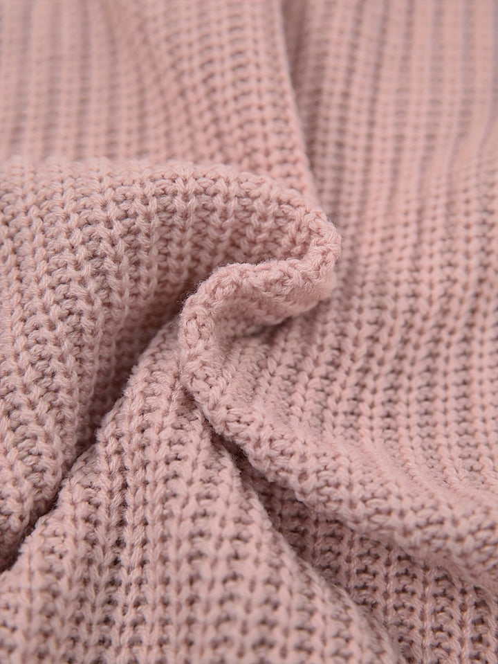 Swobodny Half-sweter z golfem sukienka