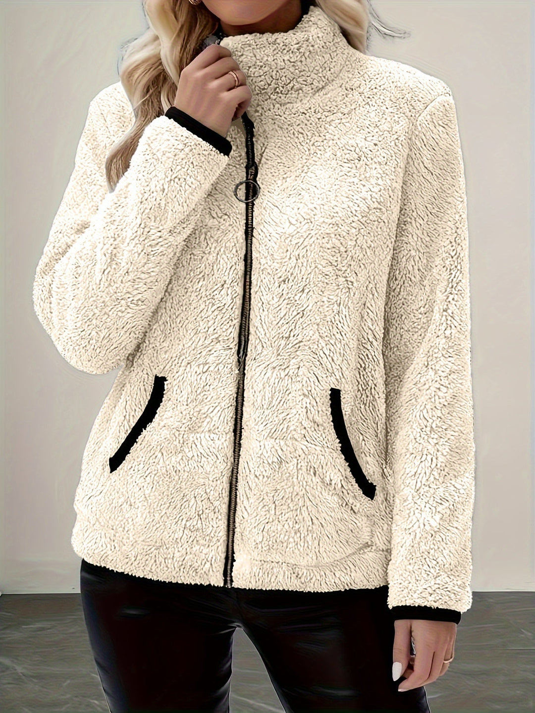 Przytulny Zip-Up kurtka